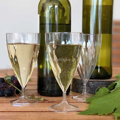 Kieliszki Plastikowe do Wina Cristal 150 ml 6 szt.
