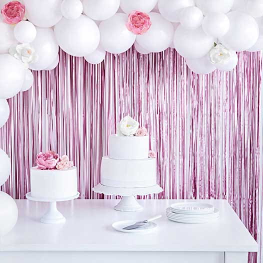 Kurtyna Party Wrzosowa 90x250cm