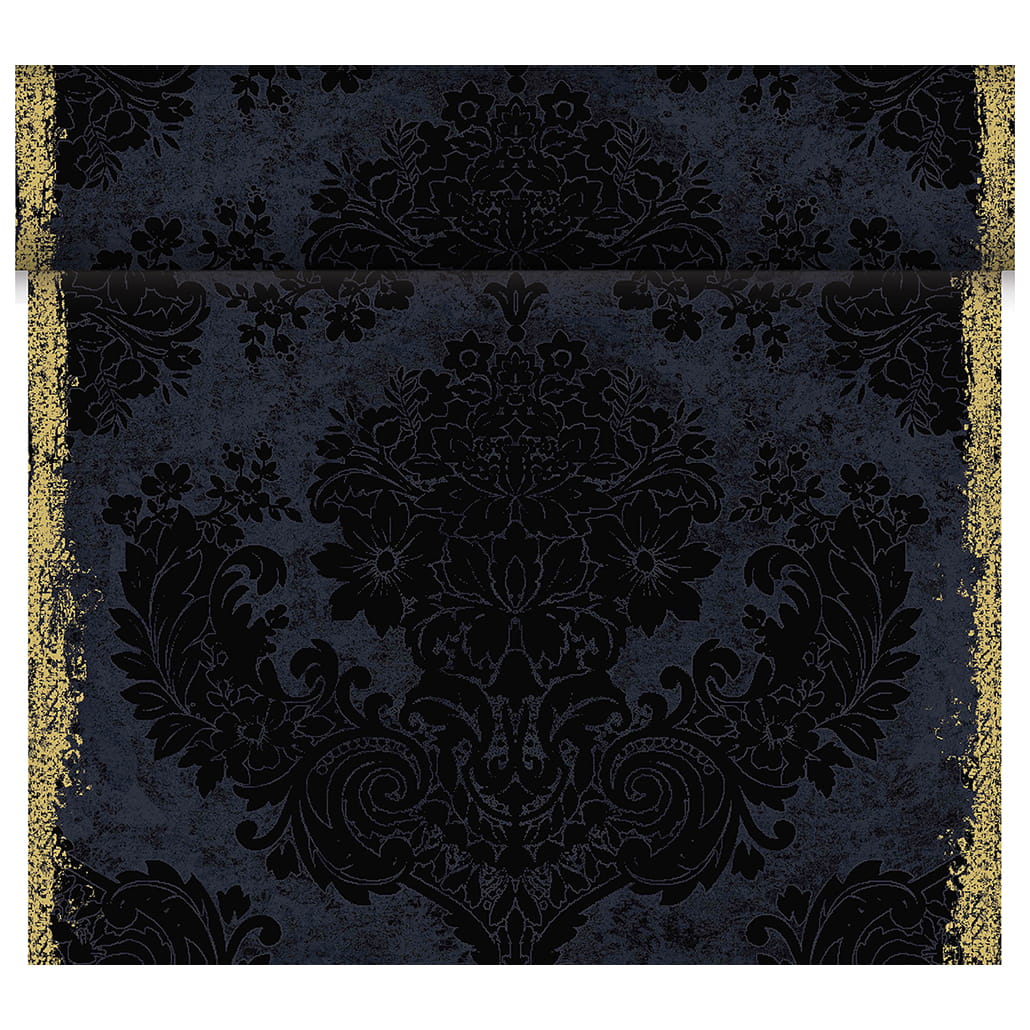 Bieżnik Flizelinowy Duni ROYAL CZARNY 40cm x 24m