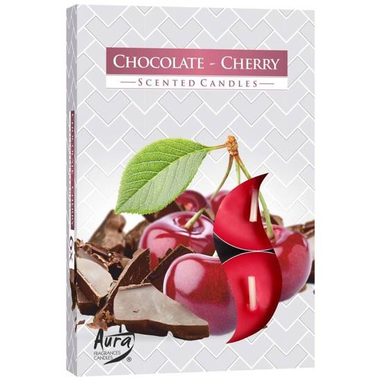 Podgrzewacze Zapachowe Świąteczne Chocolate Cherry 6szt.