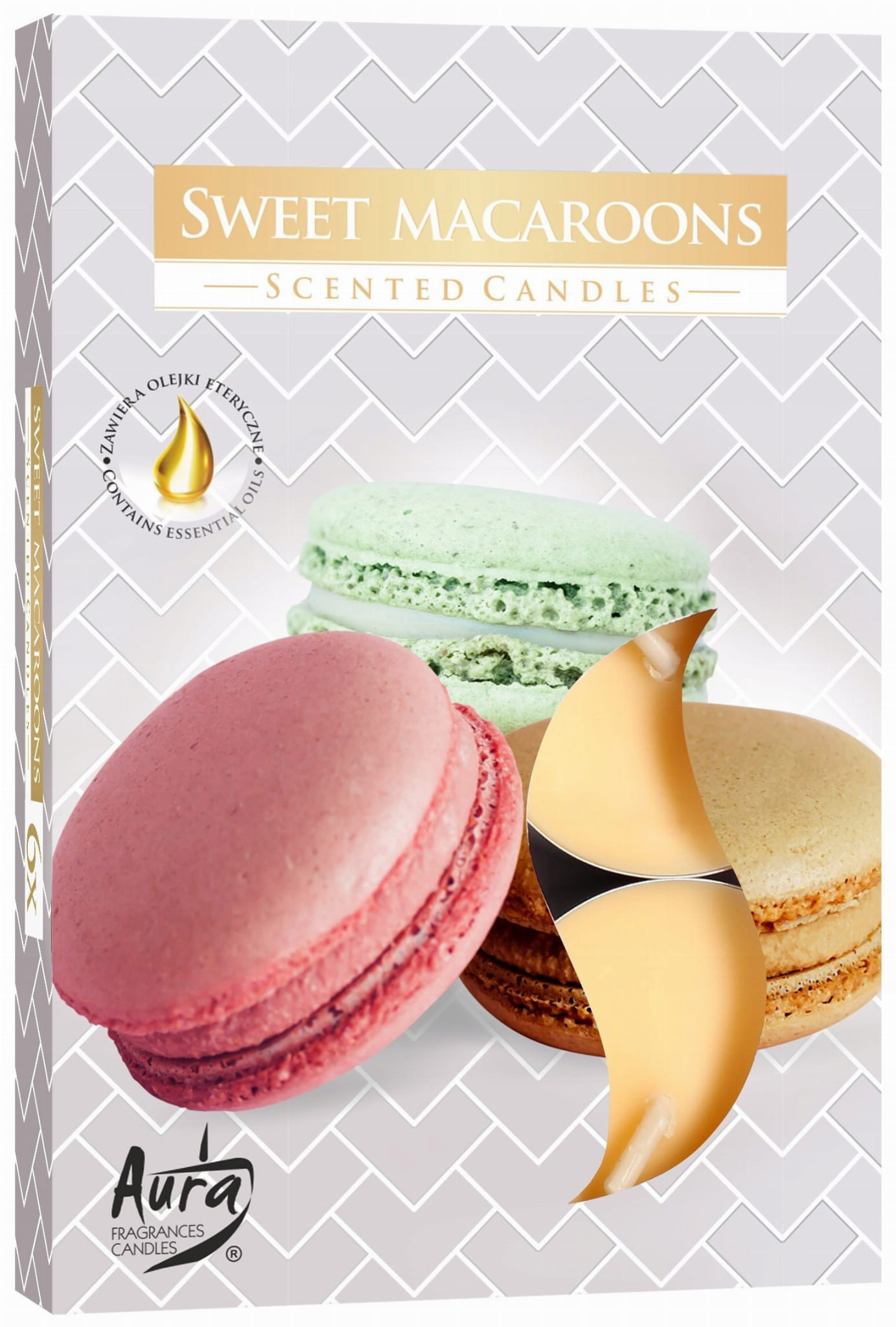 Podgrzewacze Zapachowe Sweet Macaroons 6szt.