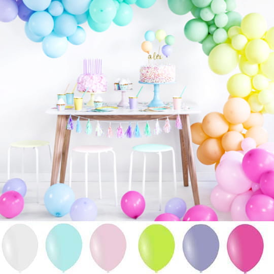 Balony Pastel 30cm 100 szt. WYBIERZ KOLOR!