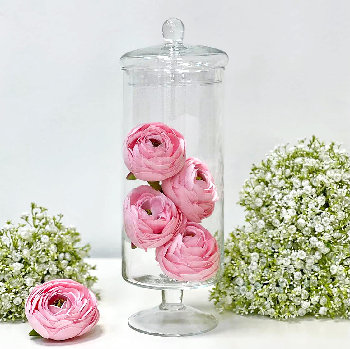 Szklana Bombonierka na Candy Bar Uniwersalna 30cm φ 12cm
