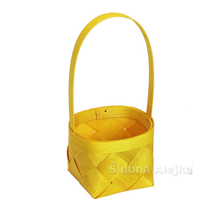 Koszyczek Łubianka Żółty 25 cm
