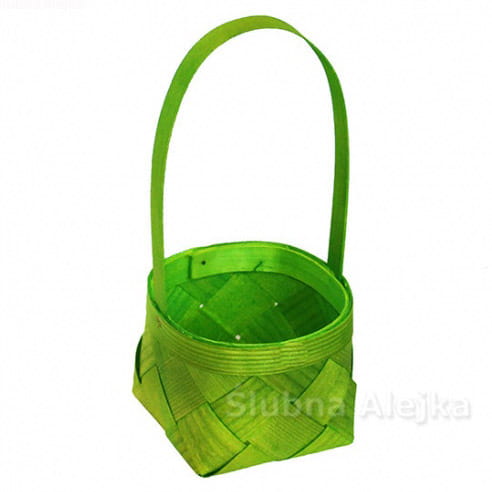 Koszyczek Łubianka Zielony 25 cm
