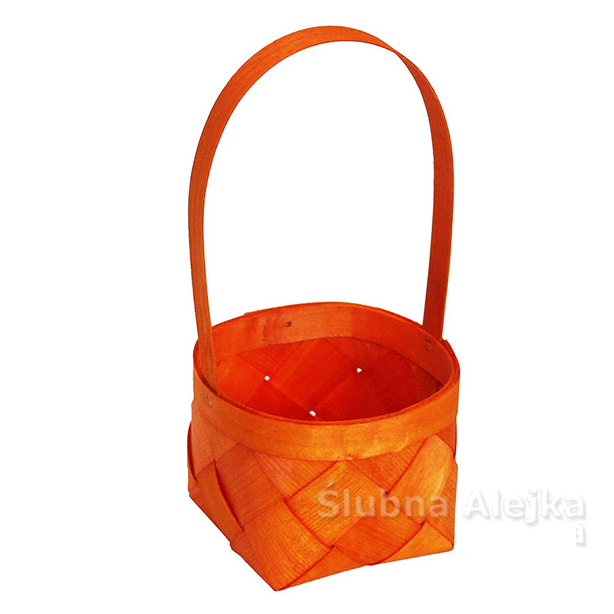 Koszyczek Łubianka Pomarańczowy 25 cm